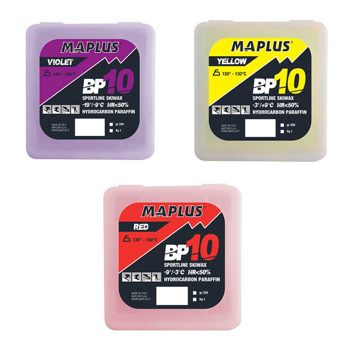 3-pack Maplus BP10 250gr