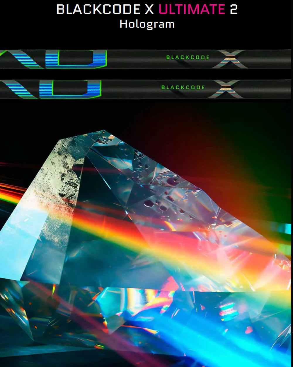 4KAAD Blackcode X HOLOGRAM Ultimate2 tävlingsstavar
