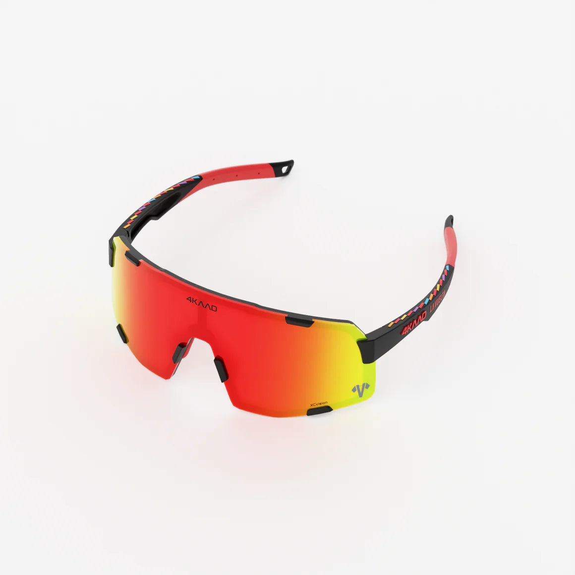 4KAAD Axento Race LA VUELTA Mattsvart/Röd (Photochromic)