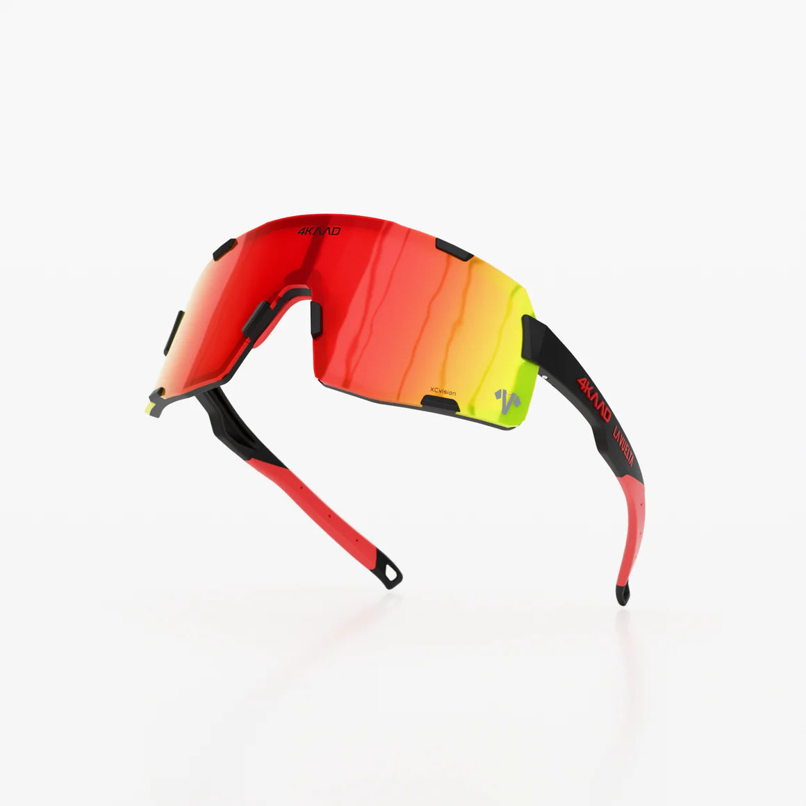 4KAAD Axento Race LA VUELTA Mattsvart/Röd (Photochromic)