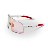 4KAAD Axento Race Vit/Rosa (Photochromic) sportglasögon