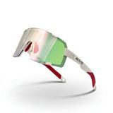 4KAAD Axento Race Vit/Rosa (Photochromic) sportglasögon