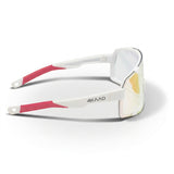 4KAAD Axento Race Vit/Rosa (Photochromic) sportglasögon