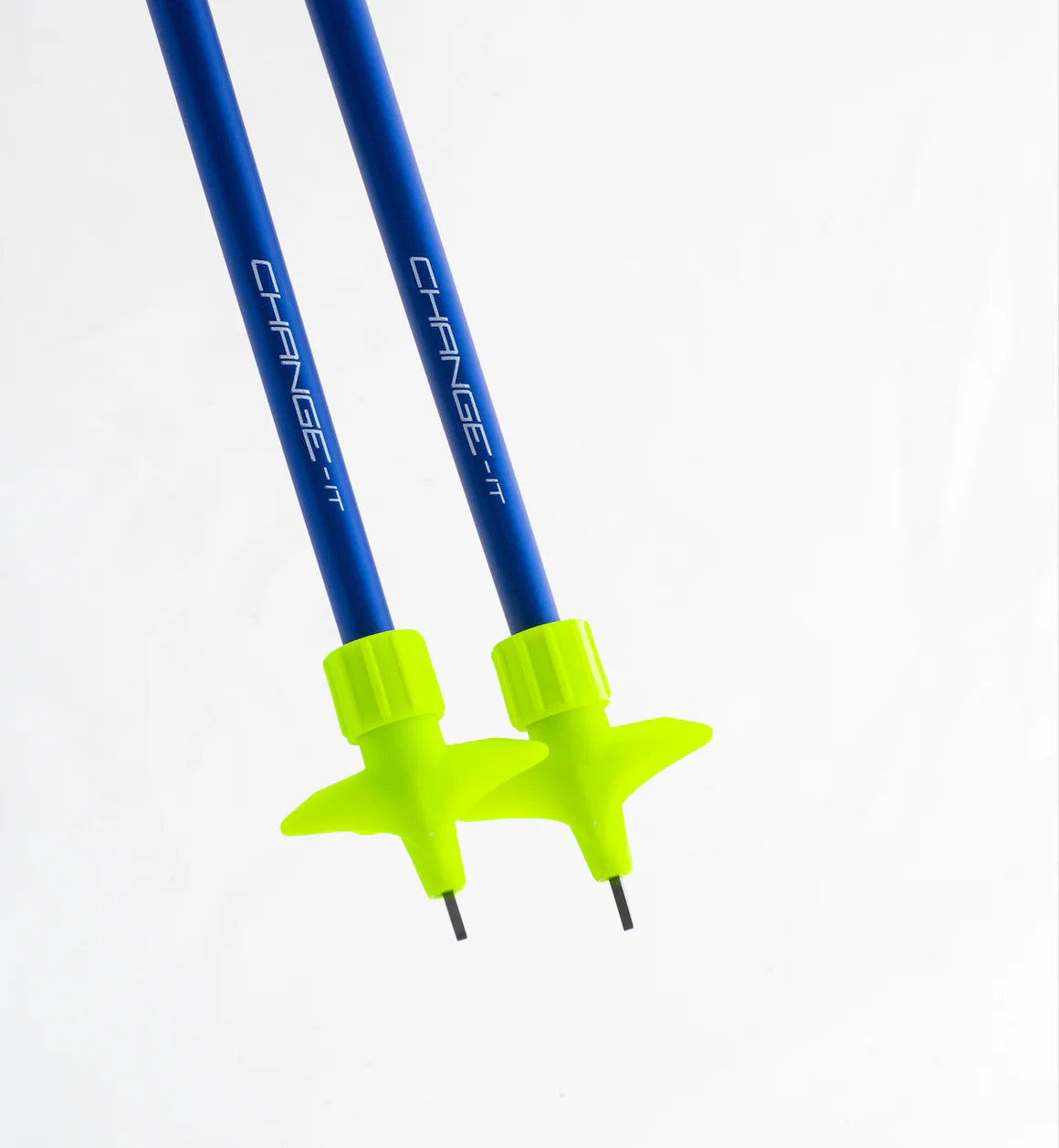 4KAAD Code HD Blue/White tävlingsstavar (1 par)